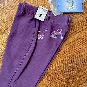 Tuffrider Children’s Cotton Embroidered Pull-On Jodhpurs Pants